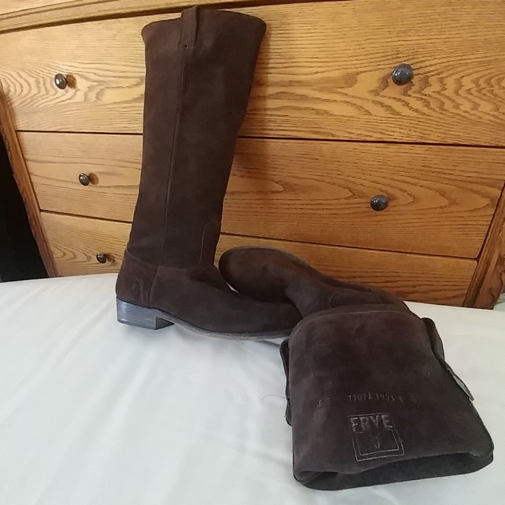 Frye suede boots